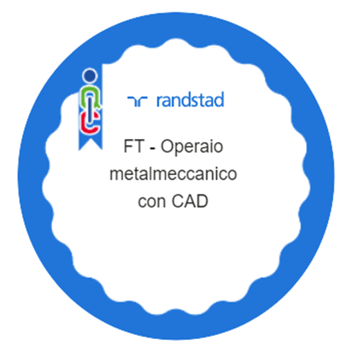 FT - 038DMRTD2253124 Operaio metalmeccanico con utilizzo di software CAD